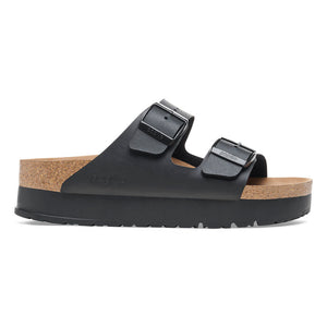 Birkenstock Arizona PAP Flex Platform Black כפכפי בירקנשטוק לנשים אריזונה פלקס שחור