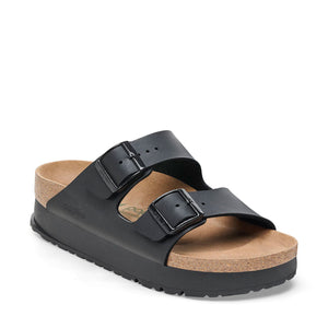 Birkenstock Arizona PAP Flex Platform Black כפכפי בירקנשטוק לנשים אריזונה פלקס שחור