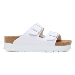 Birkenstock Arizona PAP Flex Platform White כפכפי בירקנשטוק נשים