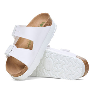 Birkenstock Arizona PAP Flex Platform White כפכפי בירקנשטוק נשים