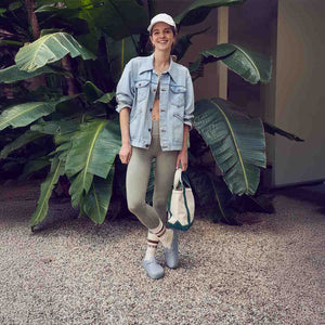 Birkenstock Boston EVA Stone Coin כפכפי בירקנשטוק לנשים אפור