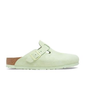 Birkenstock Boston BS Faded Lime כפכפי בירקנשטוק בוסטון ליים לנשים
