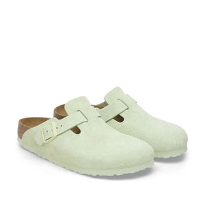 Birkenstock Boston BS Faded Lime כפכפי בירקנשטוק בוסטון ליים לנשים