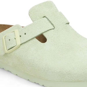 Birkenstock Boston BS Faded Lime כפכפי בירקנשטוק בוסטון ליים לנשים