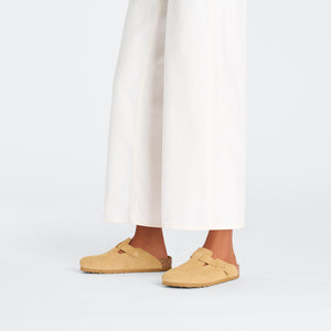 Birkenstock Boston BS Latte Cream בוסטון קרם לאטה