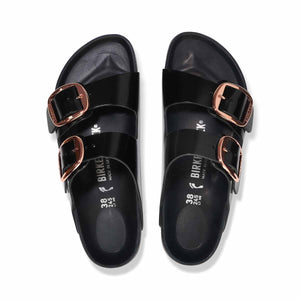 Birkenstock Arizona BB EXQ High-Shine Black כפכפי בירקנשטוק אריזונה אבזם שחור