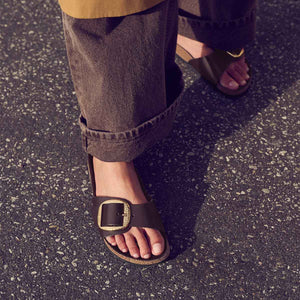 Birkenstock Madrid Hammered BB HS Espresso כפכפי בירקנשטוק מדריד אספרסו לנשים