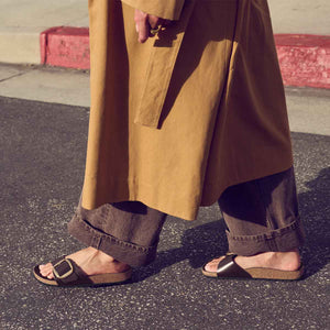 Birkenstock Madrid Hammered BB HS Espresso כפכפי בירקנשטוק מדריד אספרסו לנשים