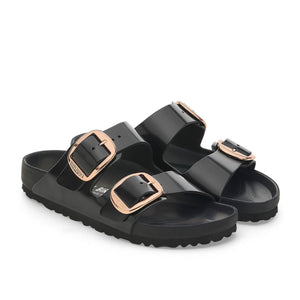 Birkenstock Arizona BB EXQ High-Shine Black כפכפי בירקנשטוק אריזונה אבזם שחור
