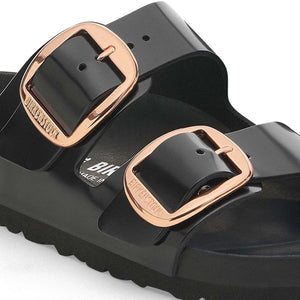 Birkenstock Arizona BB EXQ High-Shine Black כפכפי בירקנשטוק אריזונה אבזם שחור