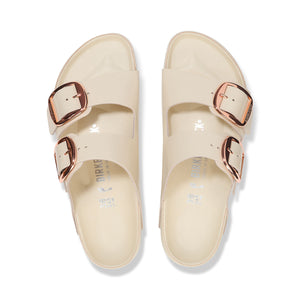 Birkenstock Arizona Big Buckle EXQ High-Shine Ecru כפכפי בירקנשטוק אריזונה אבזם בז