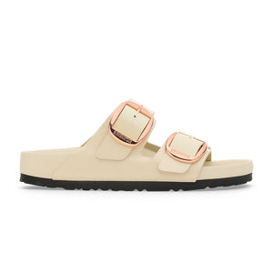 Birkenstock Arizona Big Buckle EXQ High-Shine Ecru כפכפי בירקנשטוק אריזונה אבזם בז