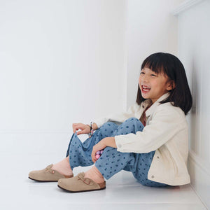 Birkenstock Boston Kids Taupe כפכפי בוסטון טיופ ילדים