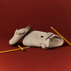 Birkenstock Boston Kids Taupe כפכפי בוסטון טיופ ילדים
