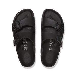Birkenstock Arizona PAP Chunky Black Black כפכפי אריזונה צ'אנקי שחור