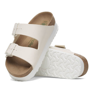 Birkenstock Arizona PAP Flex Platform Eggshell כפכפי אריזונה פלקס פלטפורם אגשל