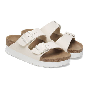 Birkenstock Arizona PAP Flex Platform Eggshell כפכפי אריזונה פלקס פלטפורם אגשל