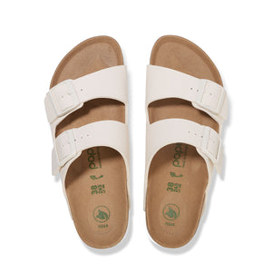 Birkenstock Arizona PAP Flex Platform Eggshell כפכפי אריזונה פלקס פלטפורם אגשל