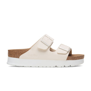 Birkenstock Arizona PAP Flex Platform Eggshell כפכפי אריזונה פלקס פלטפורם אגשל