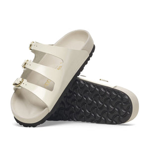 Birkenstock Florida Fresh High-Shine Ecru כפכפי בירקנשטוק פלורידה לנשים