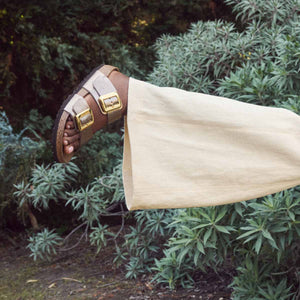 Birkenstock Sydney Cushion Buckle Graceful Taupe כפכפי בירקנשטוק סידני אבזם טיופ