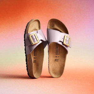 Birkenstock Catalina Cushion Buckle Patent Faded Purple כפכפי בירקנשטוק קטלינה לנשים