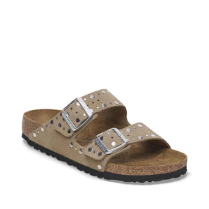 Birkenstock Arizona Rivet Border Taupe כפכפי בירקנשטוק אריזונה טיופ