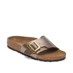 Birkenstock Catalina Cushion Buckle Graceful Taupe כפכפי קטלינה אבזם טיופ