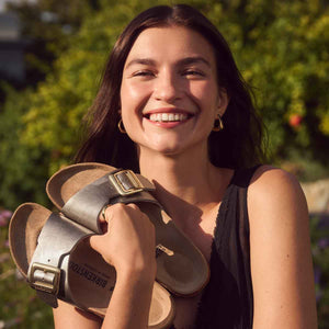 Birkenstock Catalina Cushion Buckle Graceful Taupe כפכפי קטלינה אבזם טיופ