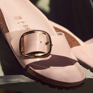 Birkenstock Madrid Big Buckle High-Shine Light Rose כפכפי מדריד אבזם לייט רוז