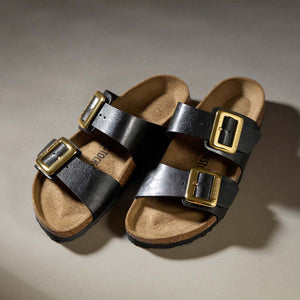 Birkenstock Sydney Cushion Buckle Graceful Licorice כפכפי בירקנשטוק סידני לנשים
