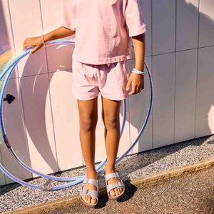 Birkenstock Arizona Kids BS Sparkling Light Silver כפכפי אריזונה ילדים ספרקל סילבר