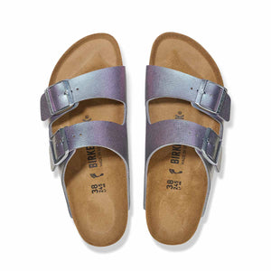 Birkenstock Arizona BS Saffiano Iridescent Viola כפכפי בירקנשטוק אריזונה ויולה