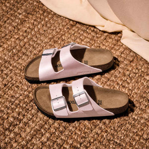 Birkenstock Arizona BS Saffiano Iridescent Light Rose כפכפי בירקנשטוק אריזונה לייט רוז