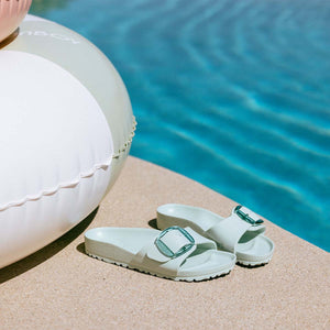 Birkenstock Madrid Big Buckle EVA Surf Green כפכפי בירקנשטוק לנשים מדריד אבזם