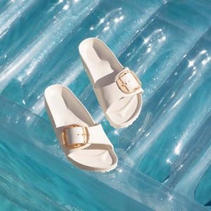 Birkenstock Madrid Big Buckle EVA Eggshell כפכפי בירקנשטוק לנשים מדריד אבזם אגשל