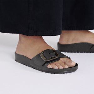 Birkenstock Madrid Big Buckle EVA Black כפכפי מדריד אבזם שחור לנשים