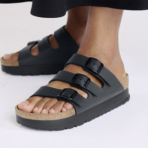 Birkenstock Florida III PAP Flex Platform Black כפכפי בירקנשטוק לנשים
