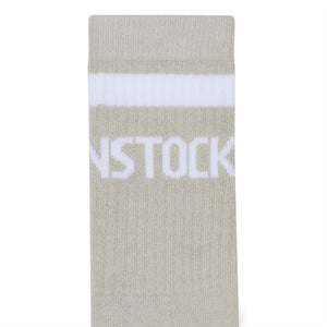 Birkenstock Cotton Tennis Socks Stone Coin White גרבי בירקנשטוק יוניסקס