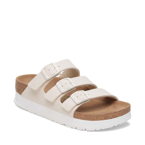 Birkenstock Florida III PAP Flex Platform Eggshell כפכפי בירקנשטוק פלורידה פלטפורם אגשל