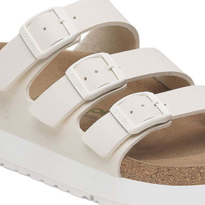 Birkenstock Florida III PAP Flex Platform Eggshell כפכפי בירקנשטוק פלורידה פלטפורם אגשל