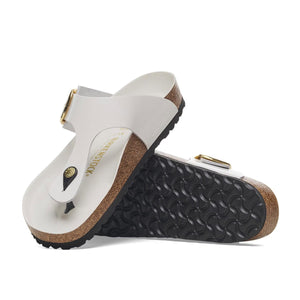 Birkenstock Gizeh Big Buckle High-Shine Antique White כפכפי בירקנשטוק גיזה לנשים