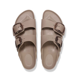 Birkenstock Arizona Big Buckle EVA Gray Taupe כפכפי נשים בירקנשטוק אריזונה אבזם אפור טיופ