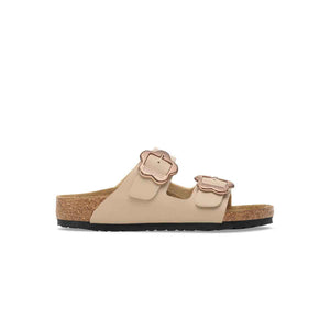 Birkenstock Arizona Flower Buckle Kids Sandcastle כפכפי בירקנשטוק אריזונה לילדים