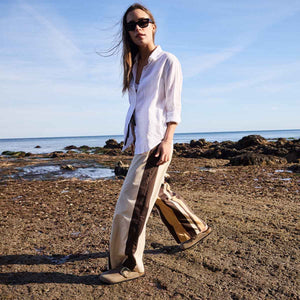 Birkenstock Boston Big Buckle Tabacco Brown כפכפי נשים בוסטון אבזם גדול חום טבק