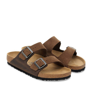 Birkenstock Arizona BS Dark Tea men כפכפי בירקנשטוק אריזונה לגברים