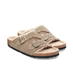 Birkenstock Zurich Lammfell Taupe כפכפי בירקנשטוק יוניסקס ציריך טיופ