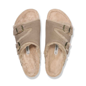 Birkenstock Zurich Lammfell Taupe כפכפי בירקנשטוק יוניסקס ציריך טיופ