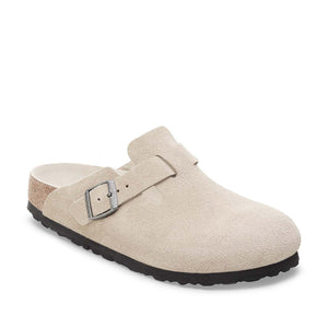 Birkenstock Boston BS Oyster Tonal Fb Unisex כפכפי בירקנשטוק בוסטון אויסטר