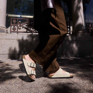 Birkenstock Arizona BS Oyster Tonal Unisex כפכפי בירקנשטוק אריזונה אויסטר טונאלי